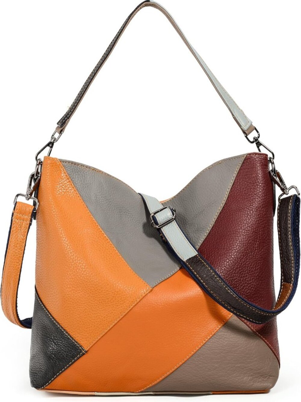 Stylish Women's Real Leather Hobo Shoulder Bag | Versatile Crossbody Purse
